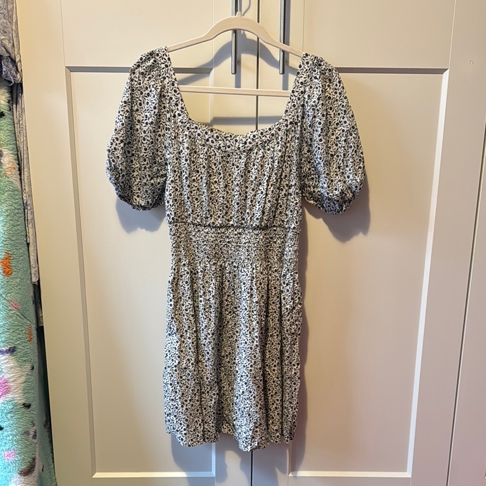 Floral Puff Sleeve Dress